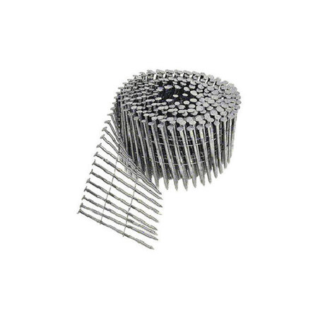 BOSTITCH Collated Pin Nail, 3-1/6 in L, 11 ga, Full Round Head, 15 Degrees, 1800 PK C6R90BDSS-316